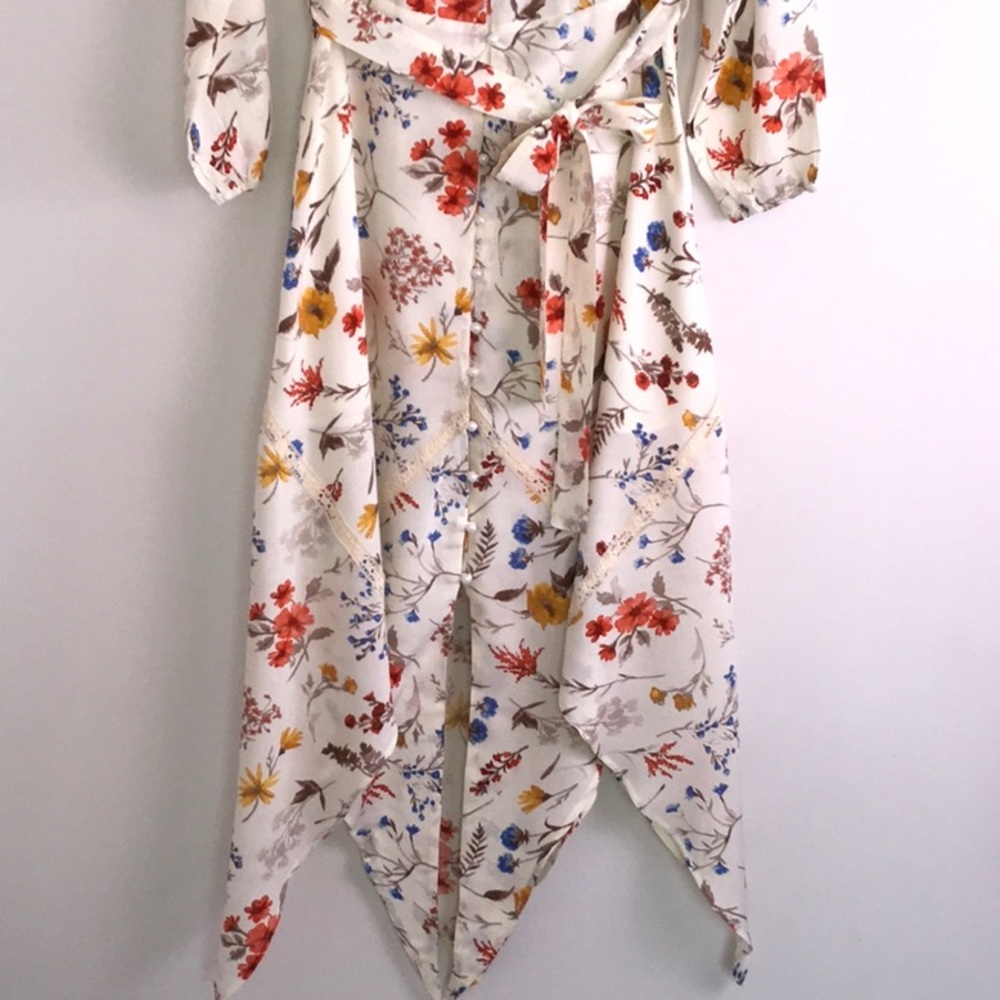 Wild About Flowers Off Shoulder Midi - Picture 6 of 8